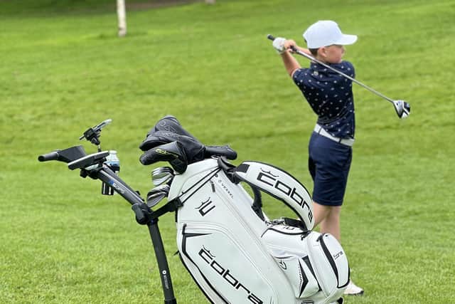 Josh, from Bugbrooke, first hit a golf ball aged four and began taking it more seriously two years later.