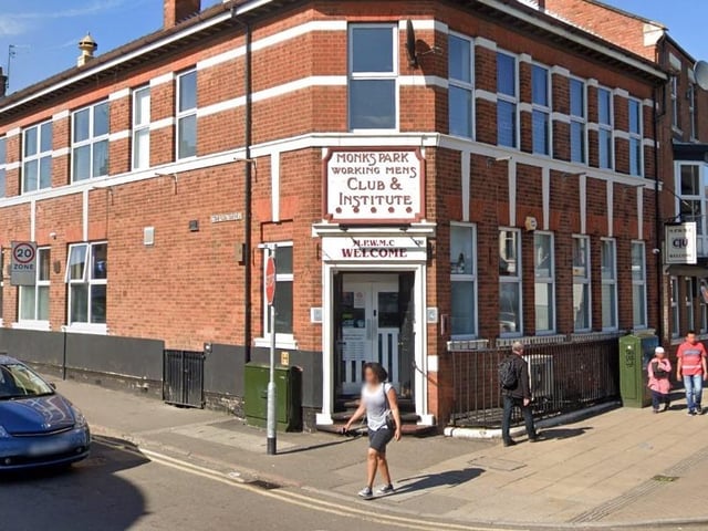 Monks Park Working Men's Club at 259 Wellingborough Road. Last inspected: 18 November 2021