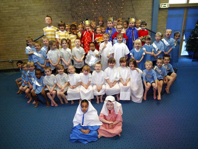 Christmas Nativity Dress Rehearsals at East Hunsbury Primary School