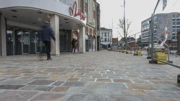 The new stretch of paving was opened to the public today (Monday March 4)