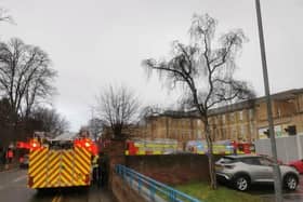 Firefighters were called to a blaze at Northampton General Hospital on Monday (March 13).
