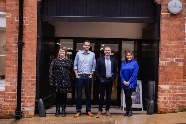 The Vulcan Works team outside Vulcan Works