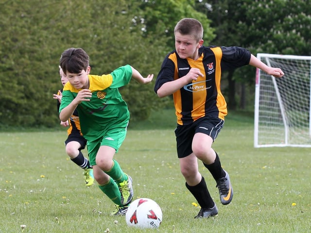 Parklands Tigers U11 v Blisworth Green at Parklands playing fields on Devon Way.