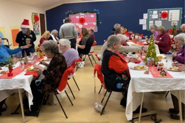 Pat Johnson took over the running of the Christmas Day party at the Abbey Centre in 1987, after someone else previously organised the event at Abington Avenue Church.