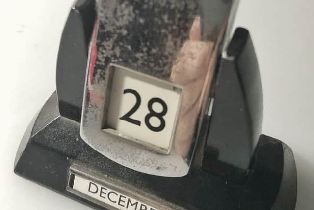 The perpetual calendar turns again - and shortly into a new year