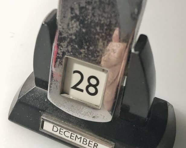 The perpetual calendar turns again - and shortly into a new year