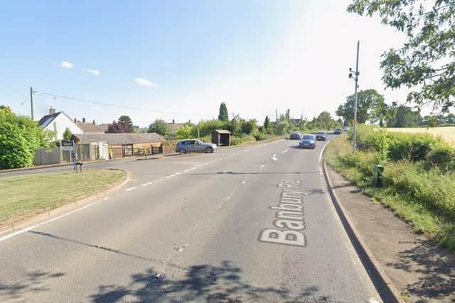 The incident happened in Banbury Road, Chipping Warden.