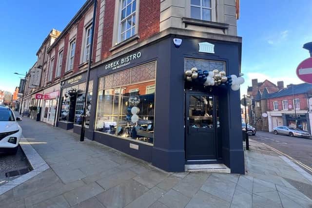 Owner Christos Manthios says he is 'proud' to open in the 'best street' in town.