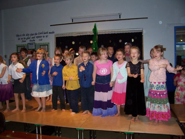 Yardley Gobion School nativity - key Stage two