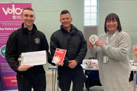 Councillor Emma Roberts (pictured right) at the last community safety and engagement day for the Delapre and Rushmere community earlier this year.