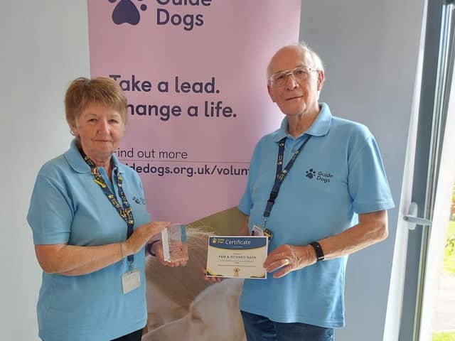 Richard dedicated more than a decade to volunteering for Guide Dogs, alongside his wife Pam, who continues her work for the charity.