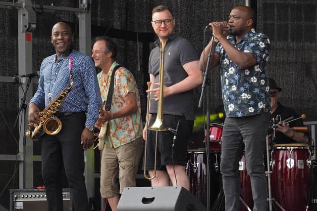 T-bone Afrika All Stars are among the performers at AfroFest (photo: Steve Wakefield)