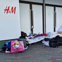 Since H&M’s departure, rough sleepers have been using the store’s old entrance