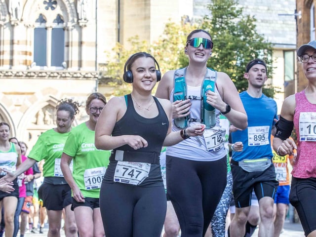 Hundreds of runners took part in the half marathon on Sunday September 15, 2024.