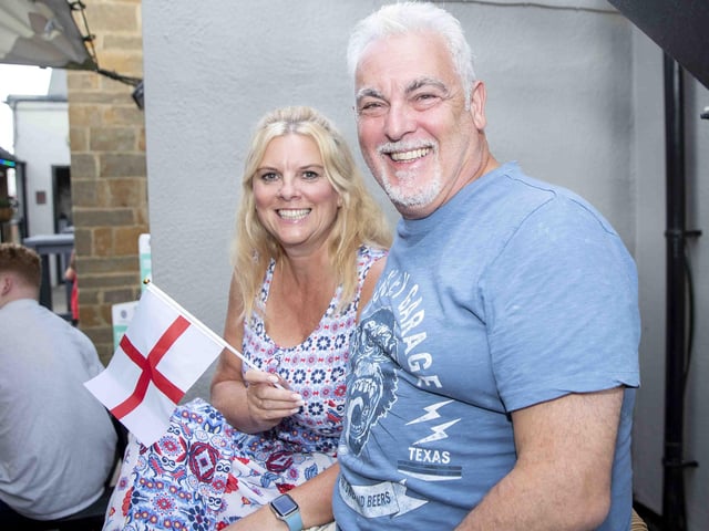 Fans watching on at Thomas A Becket and celebrating as the Lionesses beat Germany to win the tournament in front of a packed Wembley.