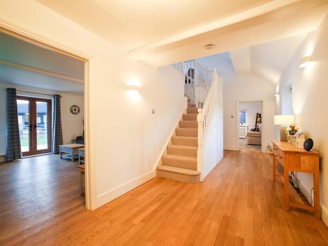 This barn conversion with traditional features and a lot of land could be yours for £1.75 million.
