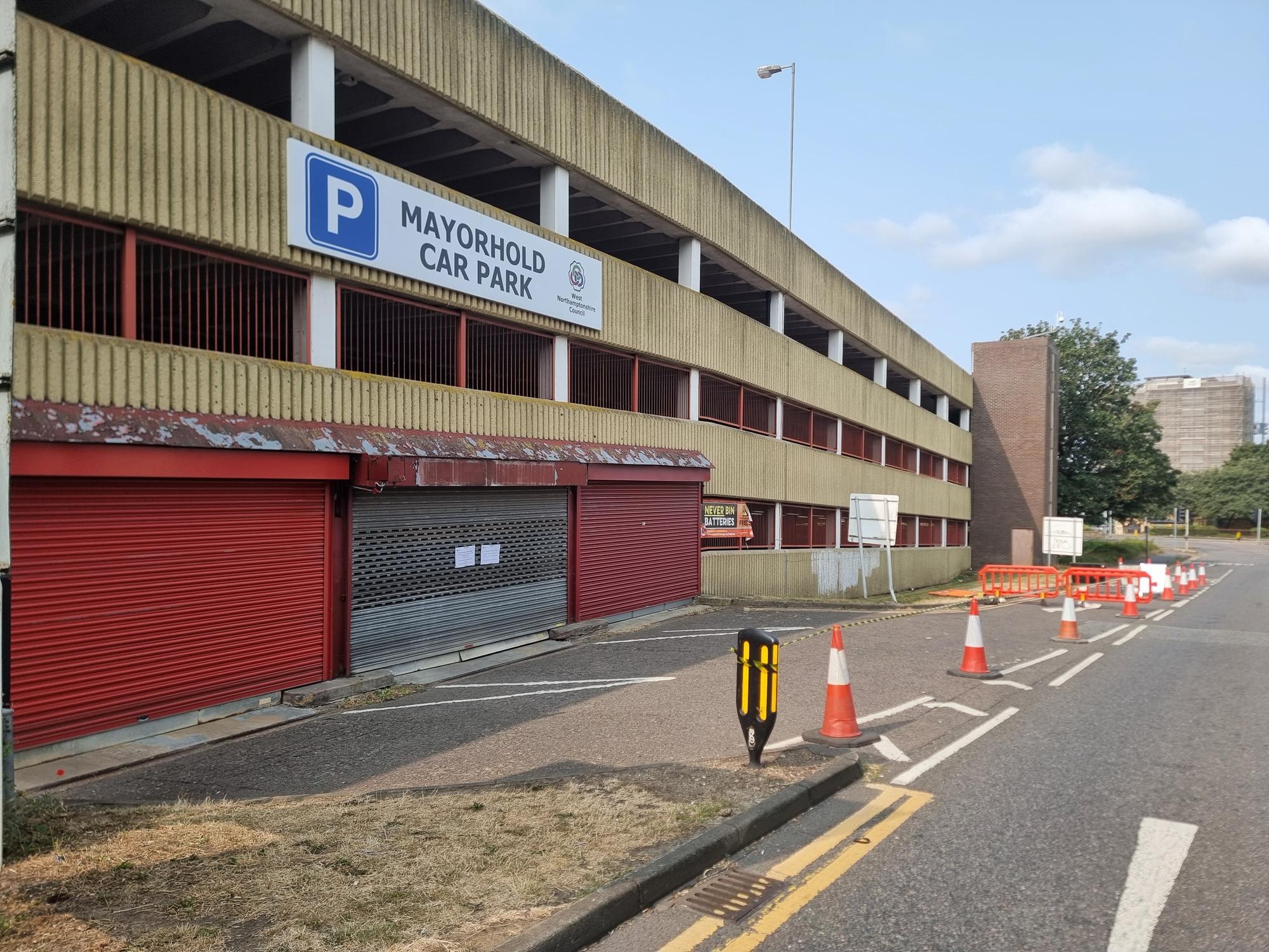Northampton’s largest car park PERMANENTLY CLOSED due to safety concerns ...