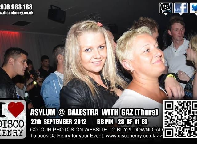 Nostalgic pictures from a 2012 night out at Balestra