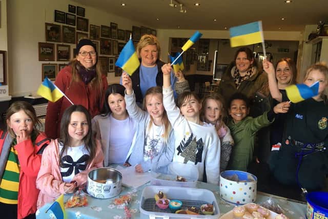 Harpole pupils raised more than £500 for Ukraine.