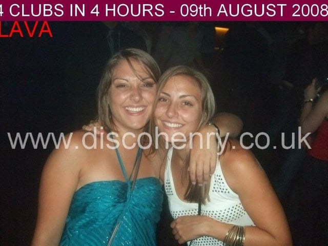 Nostalgic pictures from nights out at Lava and Ghost in August 2008
