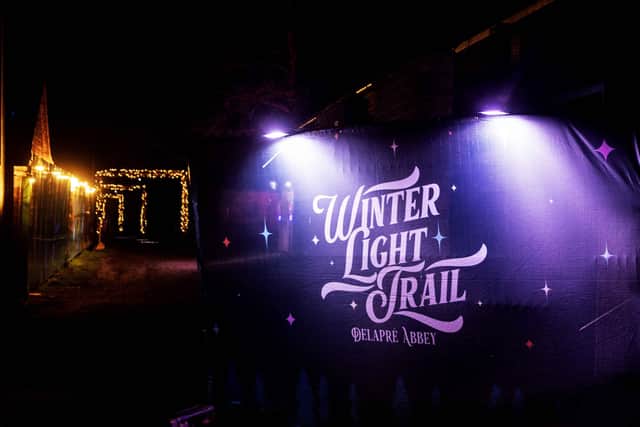 The winter light trail will return to Delapre later this year. (File picture from last year).