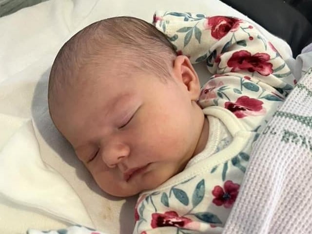 Mila Lyndsey born at Leicester General Hospital on April 15 at 4.15am, weighing seven lbs, seven ozs.