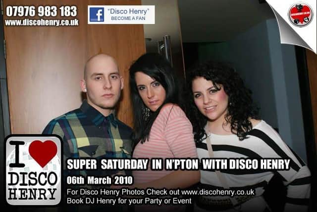 Nostalgic pictures from a March night out in town 13 years ago