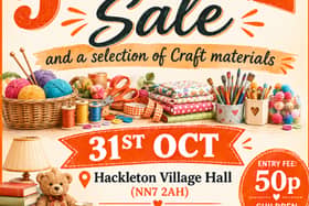 Hackleton Parish Good Neighbours is hosting the event at Hackleton Village Hall (NN7 2AH) on Saturday, October 31, from 1pm to 3pm