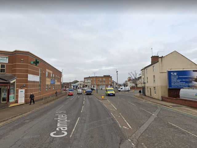 There were seven reports of violence and sex offences on or near Campbell Street in April 2023.