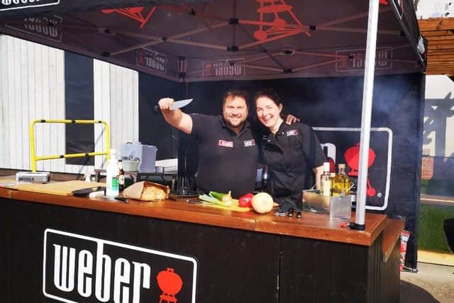 Barbara Wakeford, who will be running the barbecue course on May 20, pictured at Bell of Northampton’s BBQ Bonanza last year.