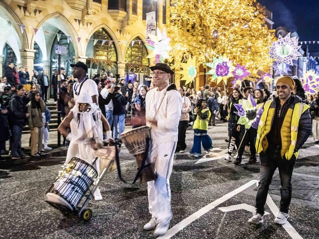 The parade and wider Diwali festival took place in Northampton town centre on Saturday October 26.