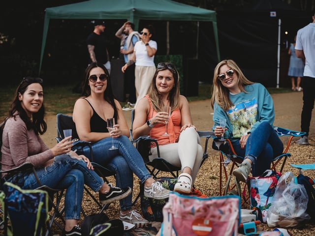 The family day of food, music and games was attended by nearly 700 members of the Northampton community, who wanted to show their continued support.
