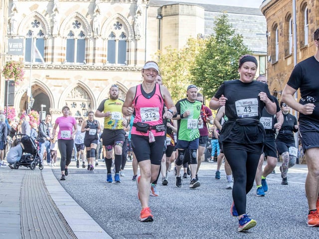 Hundreds of runners took part in the half marathon on Sunday September 15, 2024.
