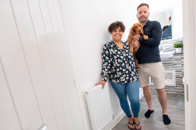 Discovering that Ashberry Homes had made the properties at The Wickets adaptable for people who use wheelchairs was a bonus for Kim and Jason – it includes a larger downstairs cloakroom and wider doorways