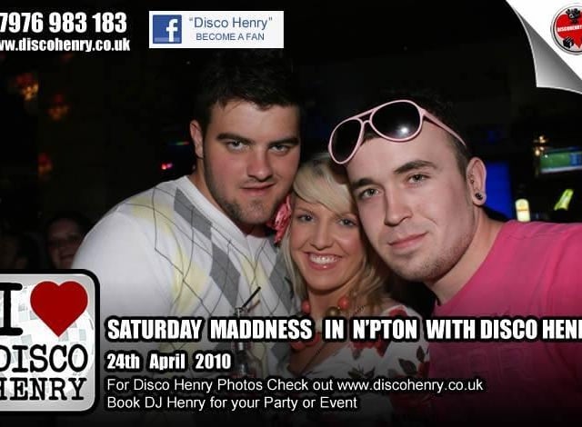 Nostalgic pictures from an April night out in town 13 years ago