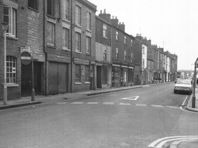 Lady's Lane, Northampton before demolition