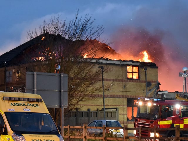 On Saturday, December 5, 2015, a huge fire tore through Sixfields Tavern at around 2:30 pm.