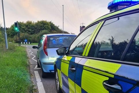 This Punto driver was stopped by the team as it activated ANPR for no insurance. Turns out the driver only has a provisional licence, too, so the vehicle was seized and driver reported.