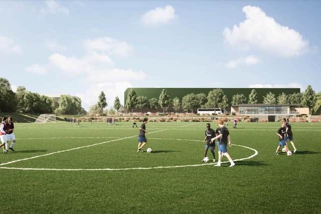 The plans also include three new pitches and a clubhouse for Towcester Town Football Club