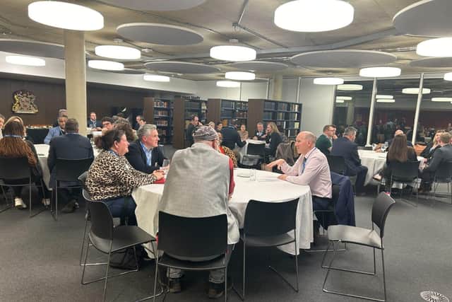 Participants taking part in engaging round table discussions about B Corp and sustainability