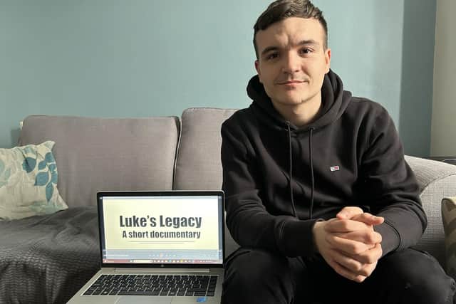 Luke's friend and UoN student Will Oelrich has produced a ten minute documentary about  Luke as part of his studies