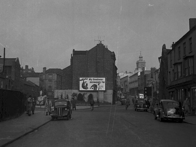 Street scene near Northampton town centre