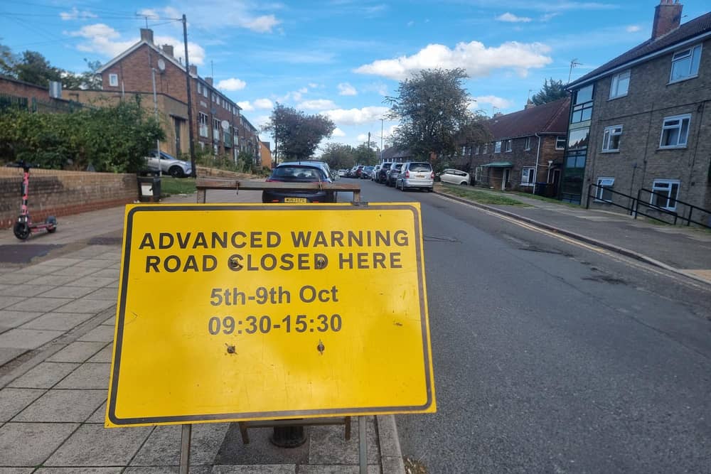 Road repairs are finally being carried out in Kings Heath