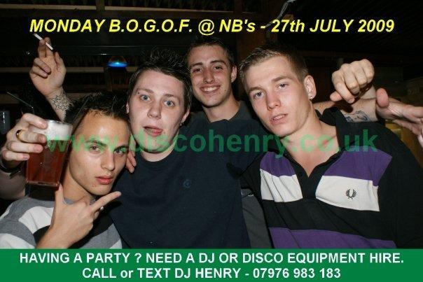 A BOGOF night out at Rev's and NB's in Bridge Street back in July 2009