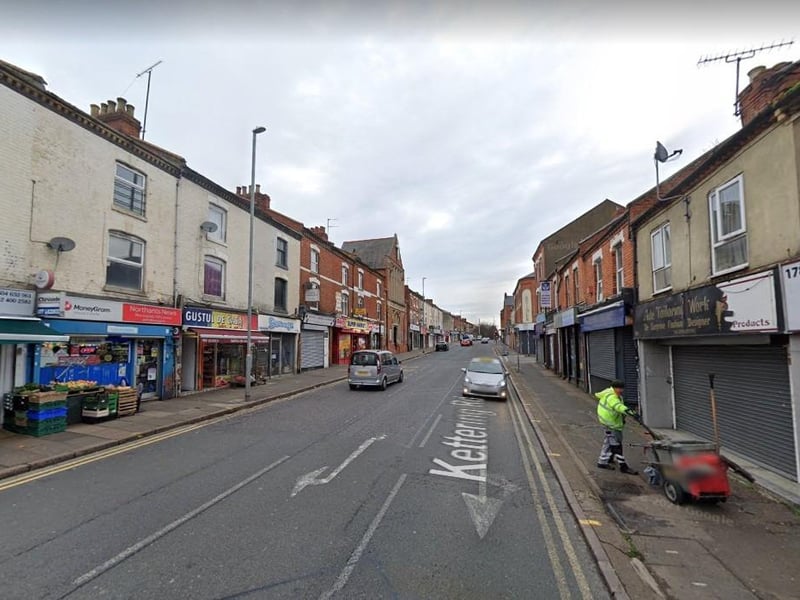 Kettering Road was the second most complained about streets for noise with 230 reports, 48 of those being for music.