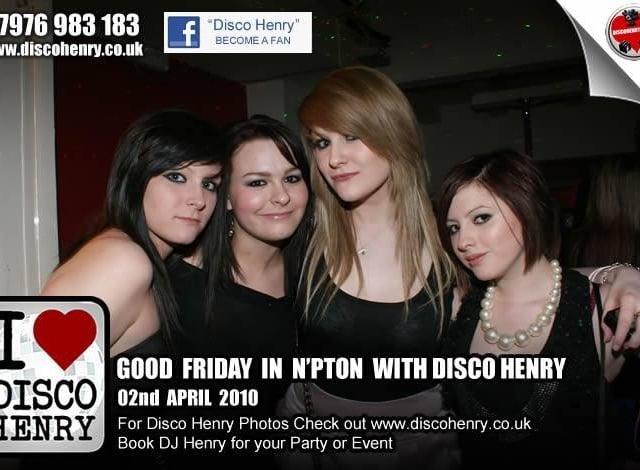 Nostalgic pictures from a Good Friday night out in town