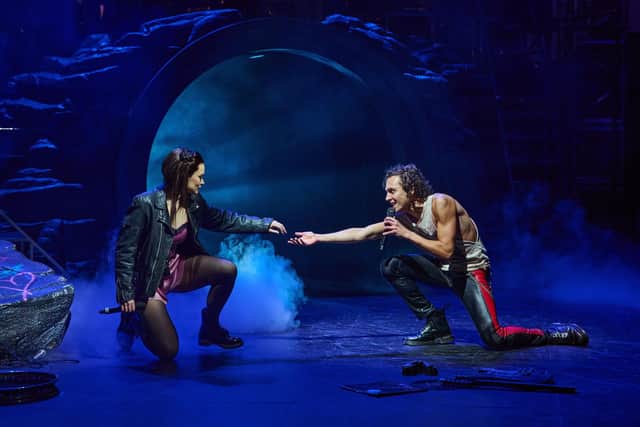 Katie Tonkinson and Glenn Adamson in Bat Out Of Hell. Photo by Chris Davis Studio