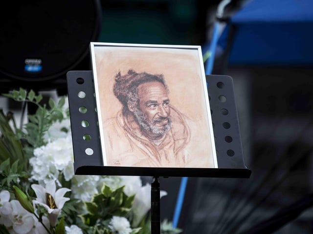 Memorial service for well-known Northampton homeless man was held on Sunday (November 6) in the Market Square