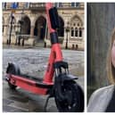 Cllr Emma Roberts (right) has criticised the three-year VOI e-scooter trials