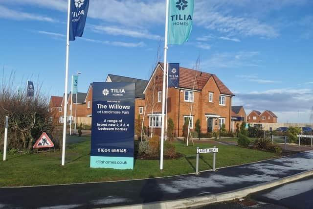 The site just off Newport Pagnell Road is being built by Tilia Homes.Once complete, Landimore Park will include a mix of two, three and four bedroom homes totalling around 750 properties.